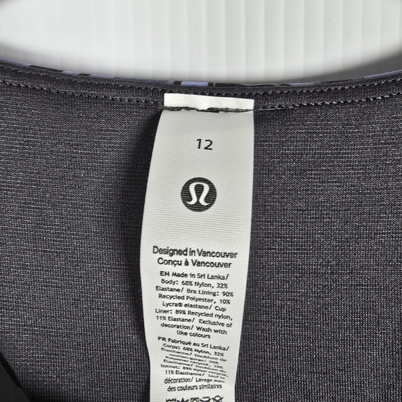 NWT Lululemon Swift Speed Cropped Tank Top In Flower Meld Multi Size 12 Sq. Dot - Picture 10 of 16